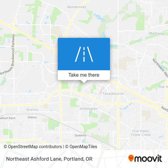 Mapa de Northeast Ashford Lane