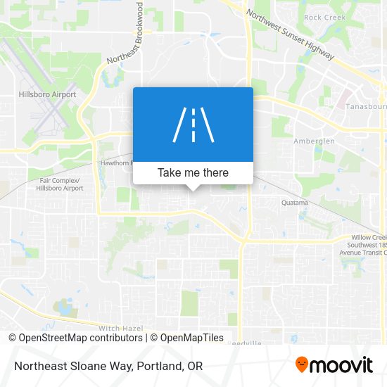 Mapa de Northeast Sloane Way