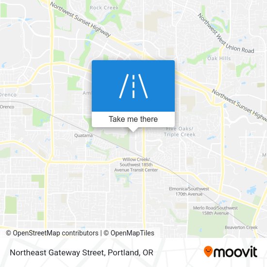 Mapa de Northeast Gateway Street