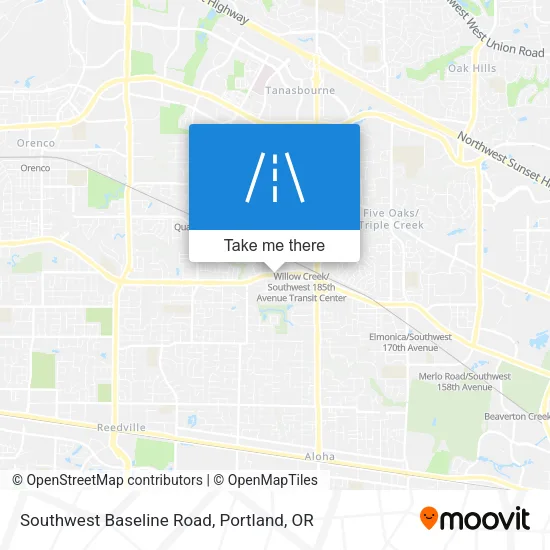 Southwest Baseline Road map