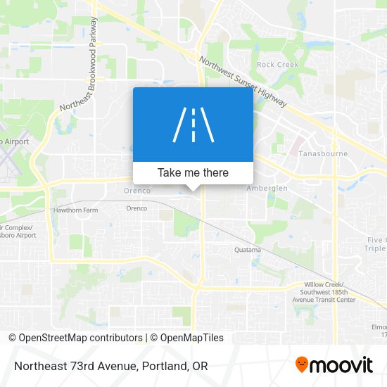 Mapa de Northeast 73rd Avenue