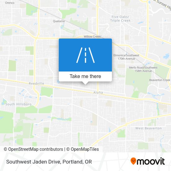 Southwest Jaden Drive map