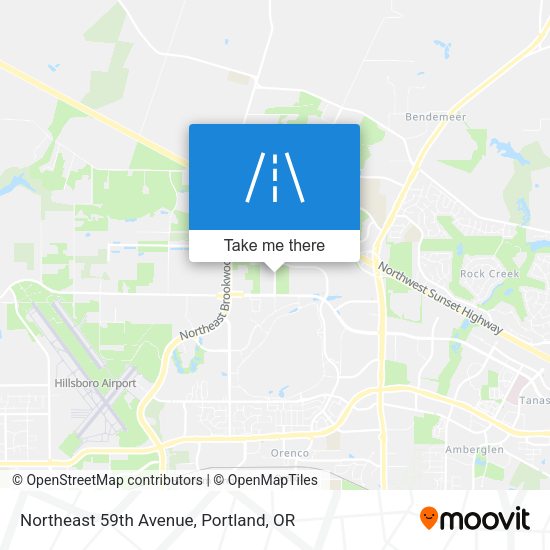 Northeast 59th Avenue map