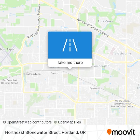 Northeast Stonewater Street map
