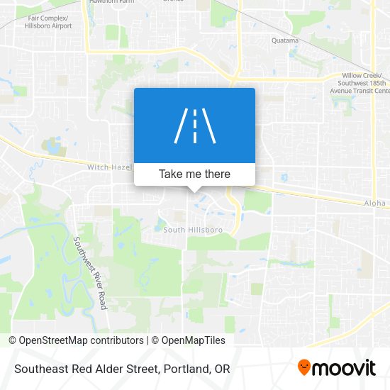 Mapa de Southeast Red Alder Street