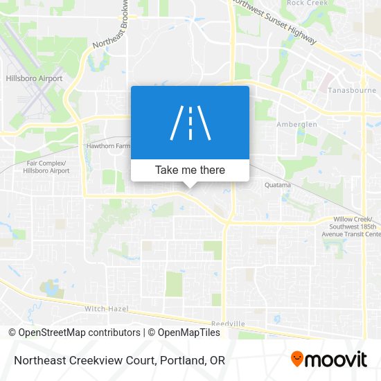Mapa de Northeast Creekview Court