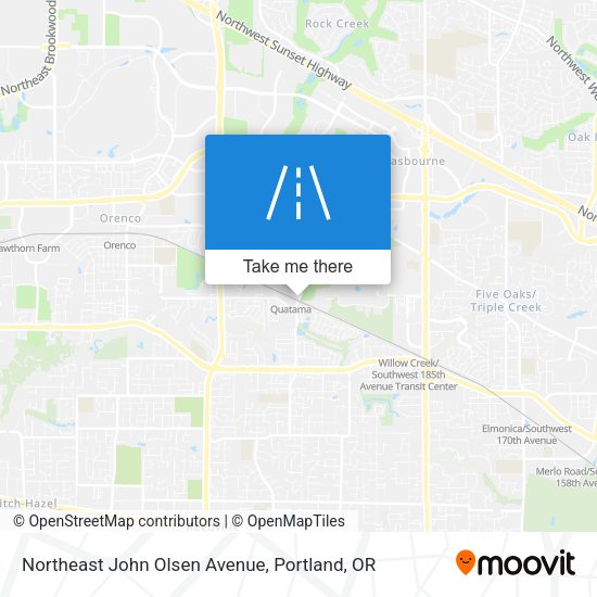 Mapa de Northeast John Olsen Avenue