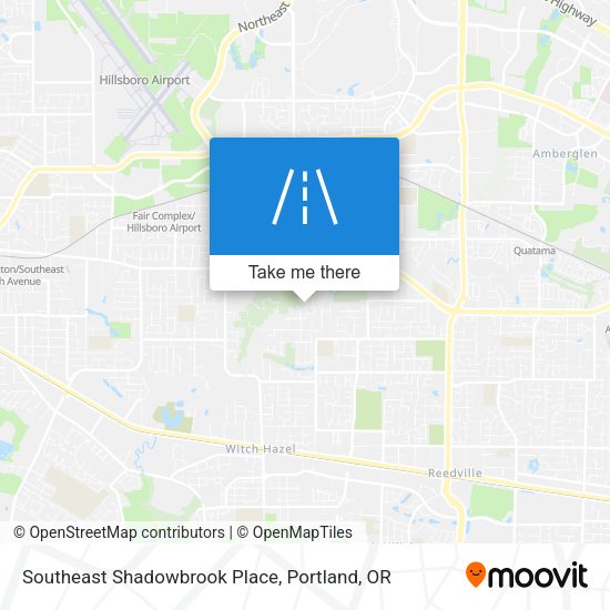 Southeast Shadowbrook Place map