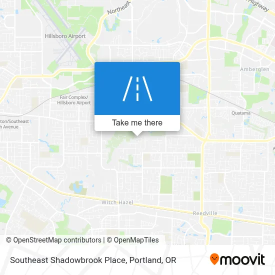 Southeast Shadowbrook Place map