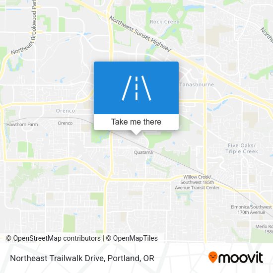 Northeast Trailwalk Drive map