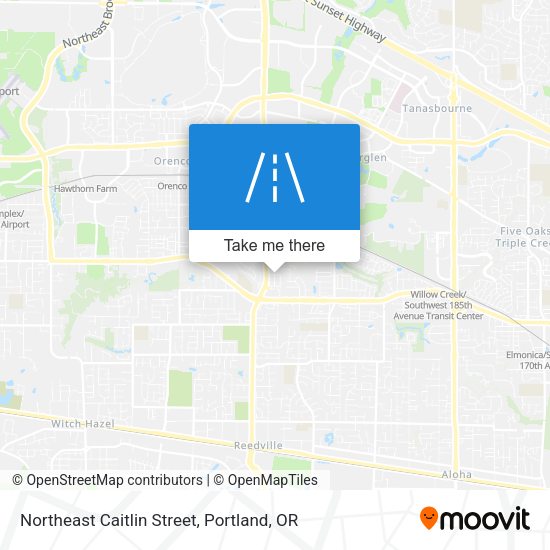 Northeast Caitlin Street map