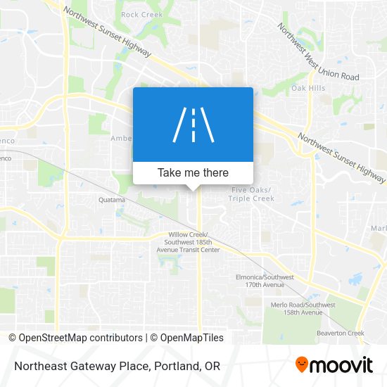 Mapa de Northeast Gateway Place