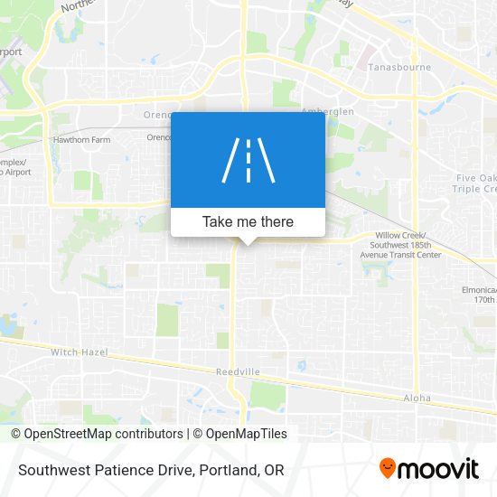 Southwest Patience Drive map
