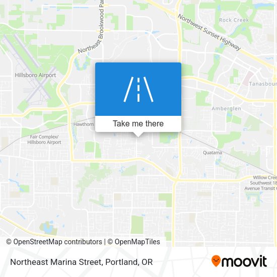 Northeast Marina Street map
