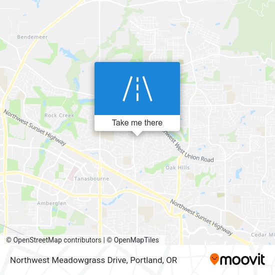 Mapa de Northwest Meadowgrass Drive