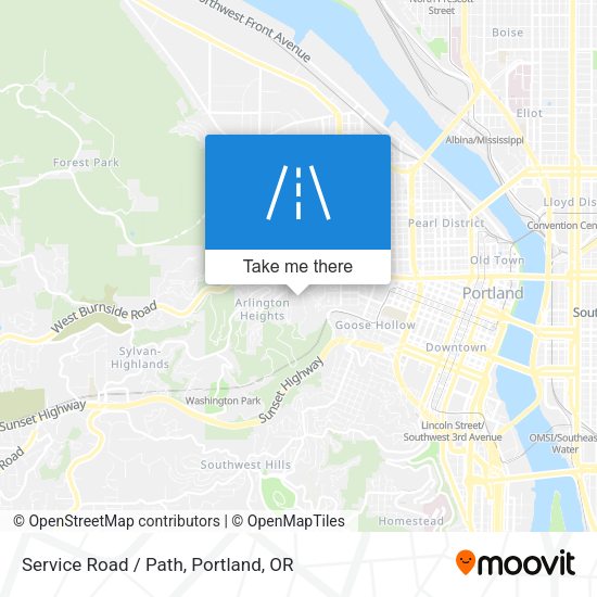 Mapa de Service Road / Path