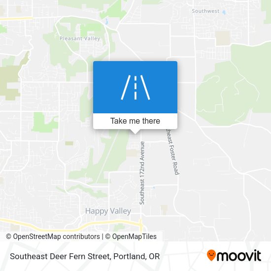 Southeast Deer Fern Street map