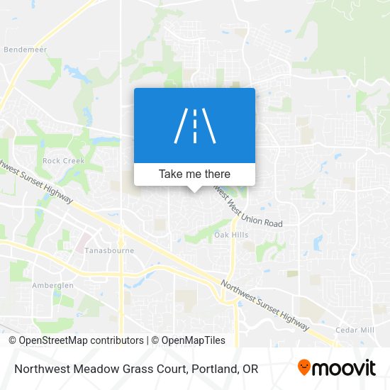 Mapa de Northwest Meadow Grass Court