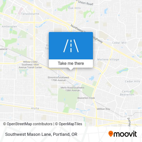 Mapa de Southwest Mason Lane