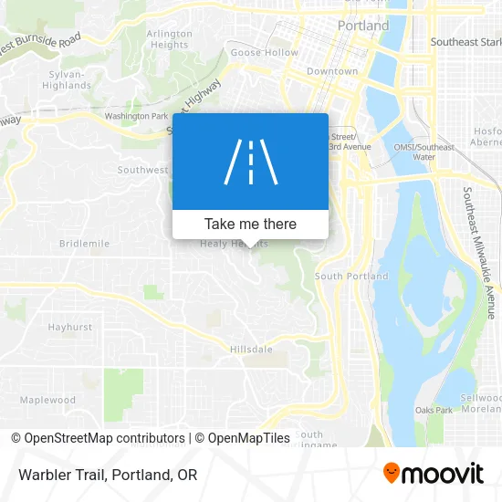Warbler Trail map