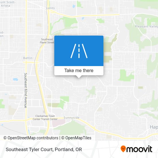 Southeast Tyler Court map