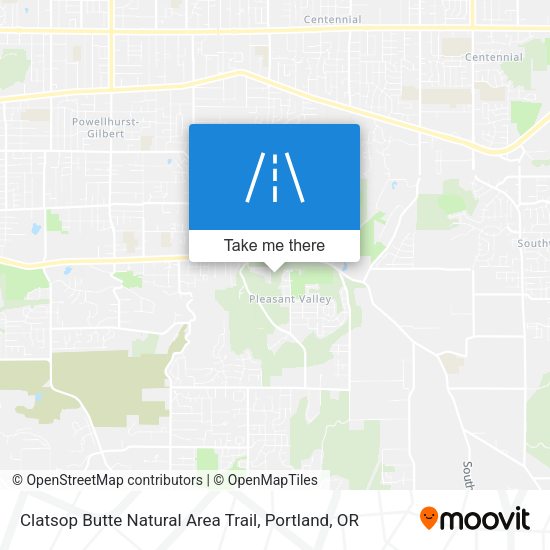 Clatsop Butte Natural Area Trail map