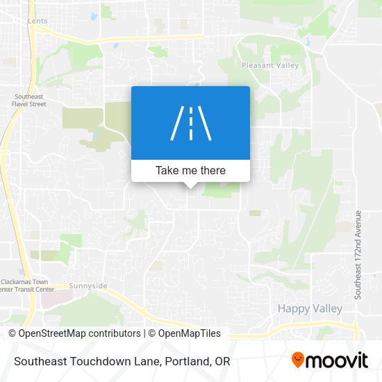 Mapa de Southeast Touchdown Lane