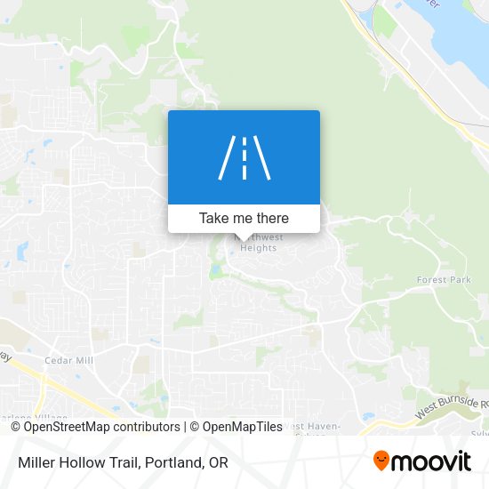 Miller Hollow Trail map