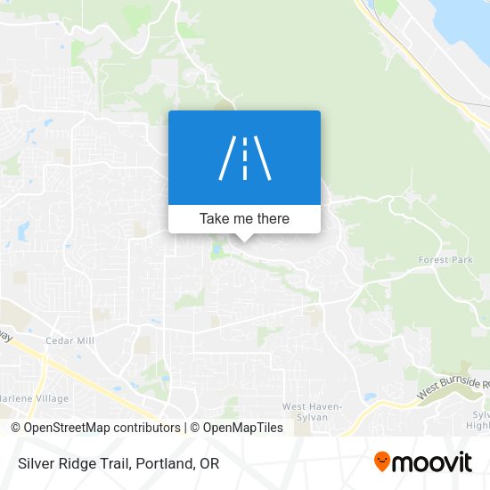 Mapa de Silver Ridge Trail
