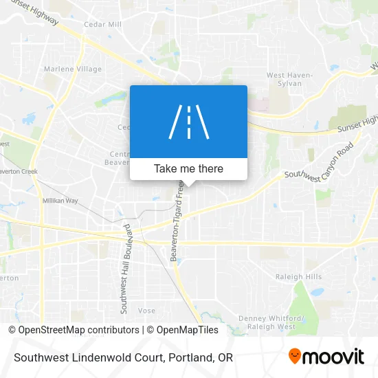 Southwest Lindenwold Court map