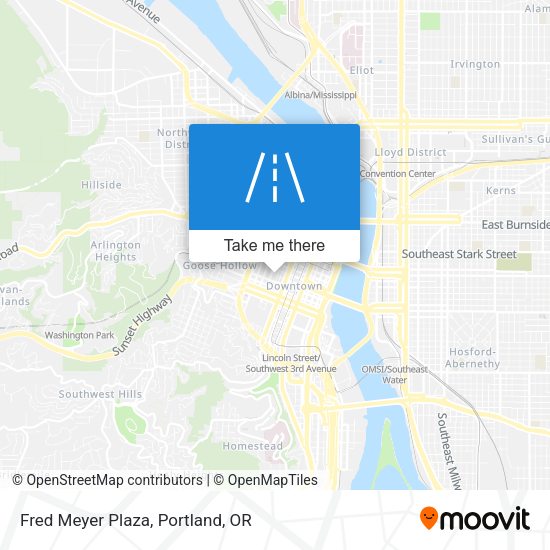 Mapa de Fred Meyer Plaza