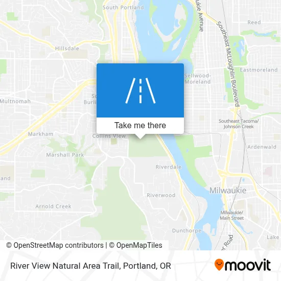 River View Natural Area Trail map