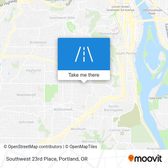 Mapa de Southwest 23rd Place