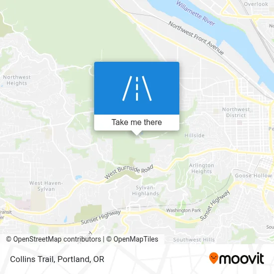 Collins Trail map
