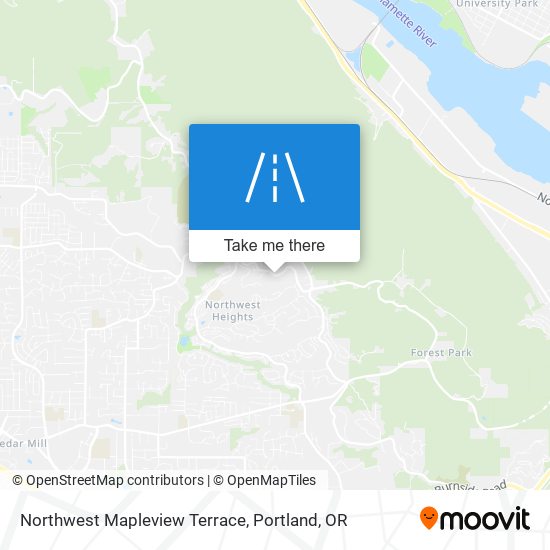 Mapa de Northwest Mapleview Terrace