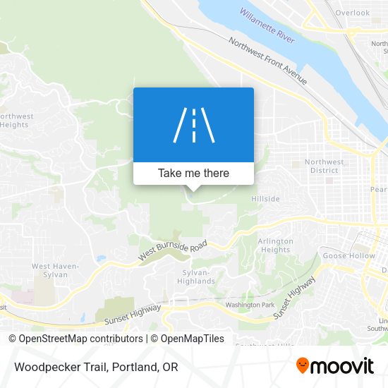 Woodpecker Trail map