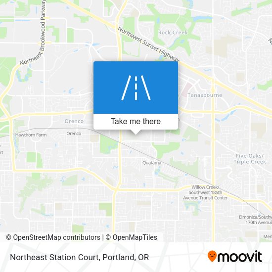 Northeast Station Court map