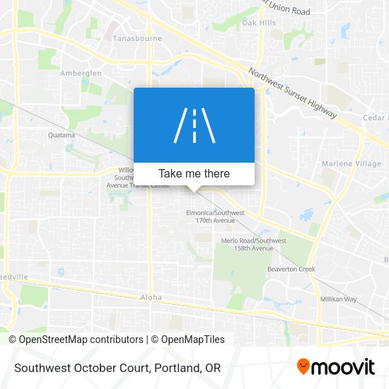 Southwest October Court map