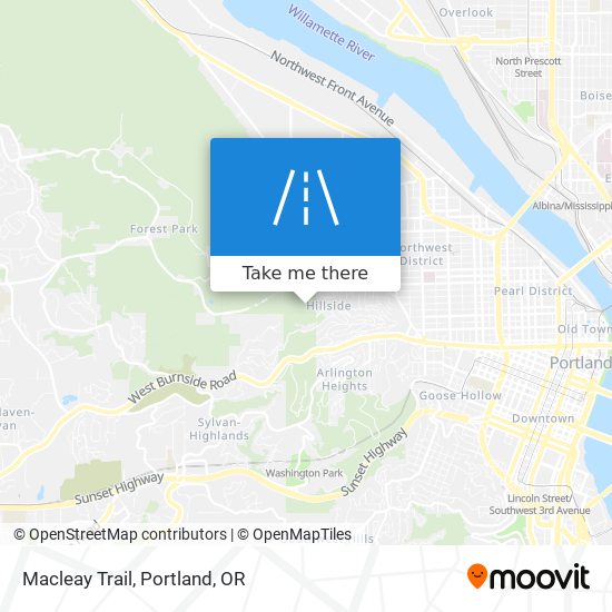 Macleay Trail map