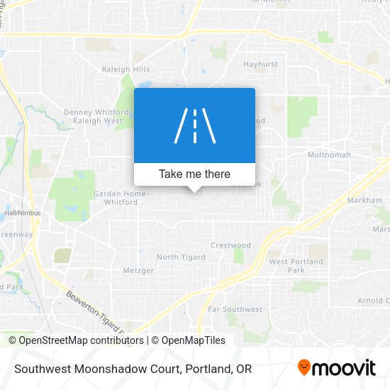 Mapa de Southwest Moonshadow Court