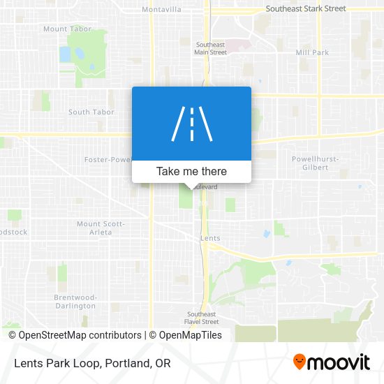 Mapa de Lents Park Loop