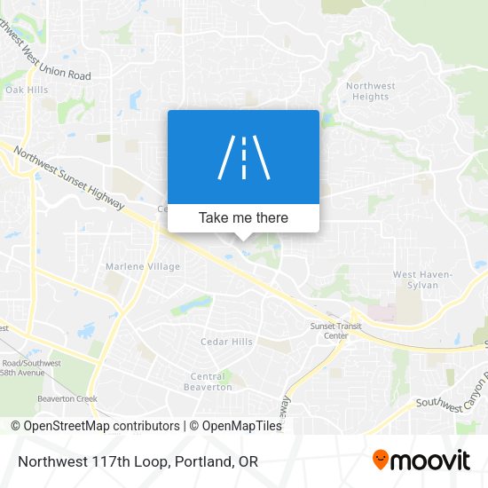 Northwest 117th Loop map
