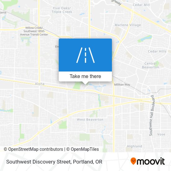 Southwest Discovery Street map