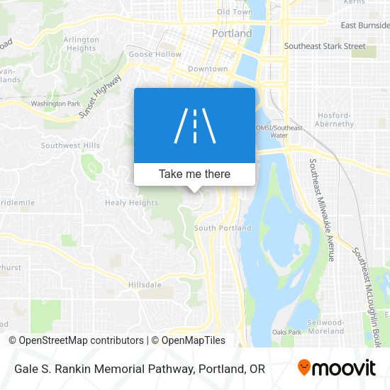 Gale S. Rankin Memorial Pathway map