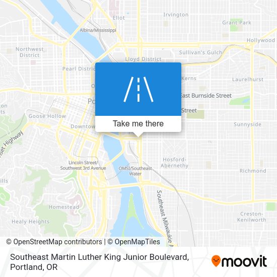 Mapa de Southeast Martin Luther King Junior Boulevard