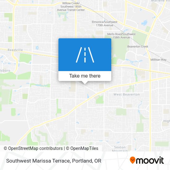 Southwest Marissa Terrace map