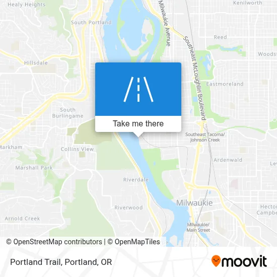 Portland Trail map
