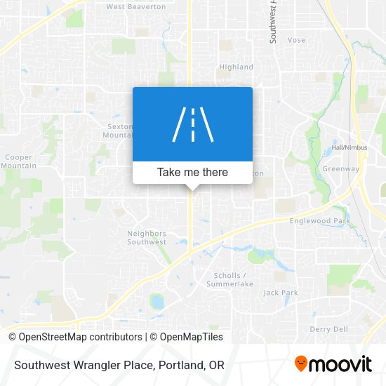 Southwest Wrangler Place map