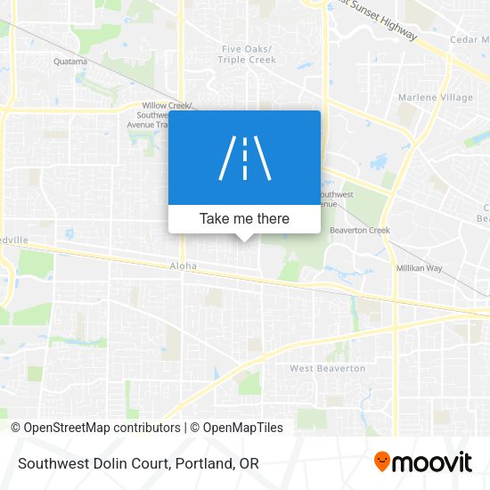 Southwest Dolin Court map