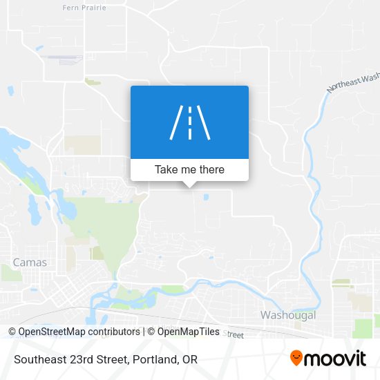 Southeast 23rd Street map